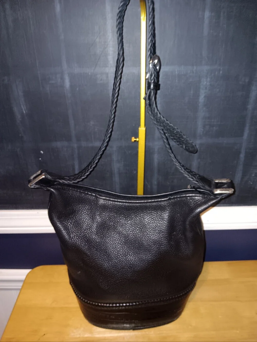 Brighton Vintage Leather Bucket Bag